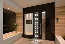 Welcoming Style: Apartment Main Entrance Design Ideas for Elegance, Security, and Function apartment flat main entrance design