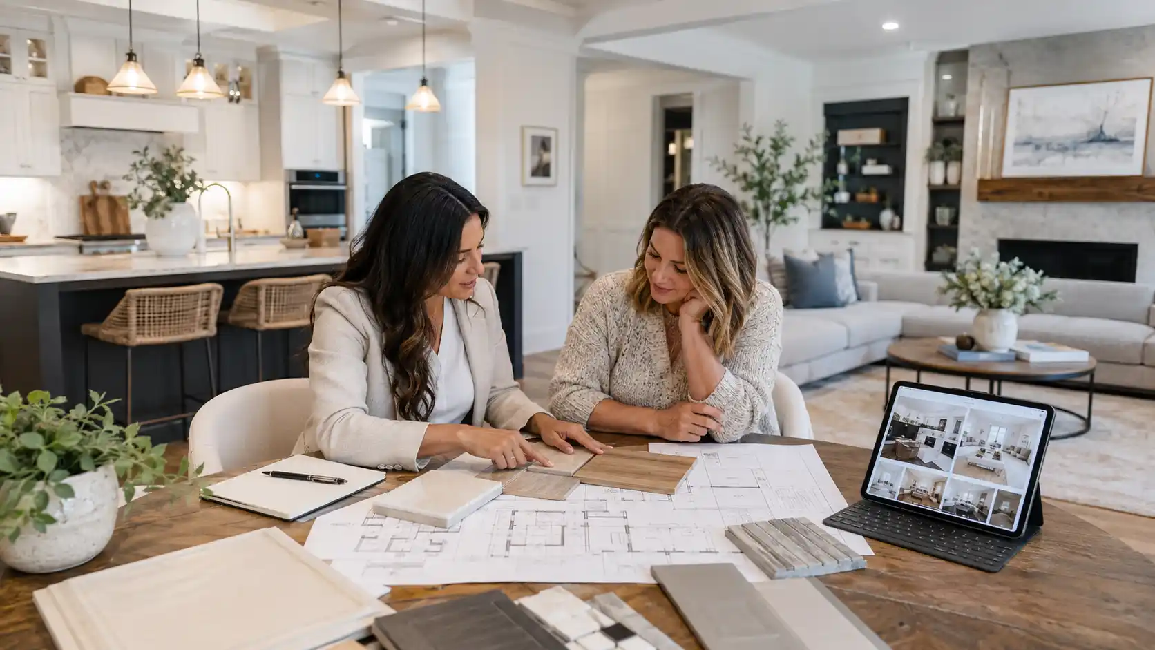 interior design during a remodel